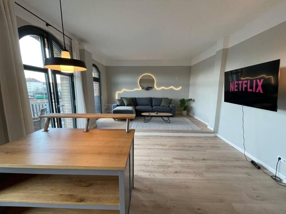 Loft 7 15Min Hbf 2Br Smart Tv Wifi Appartement Leipzig Buitenkant foto